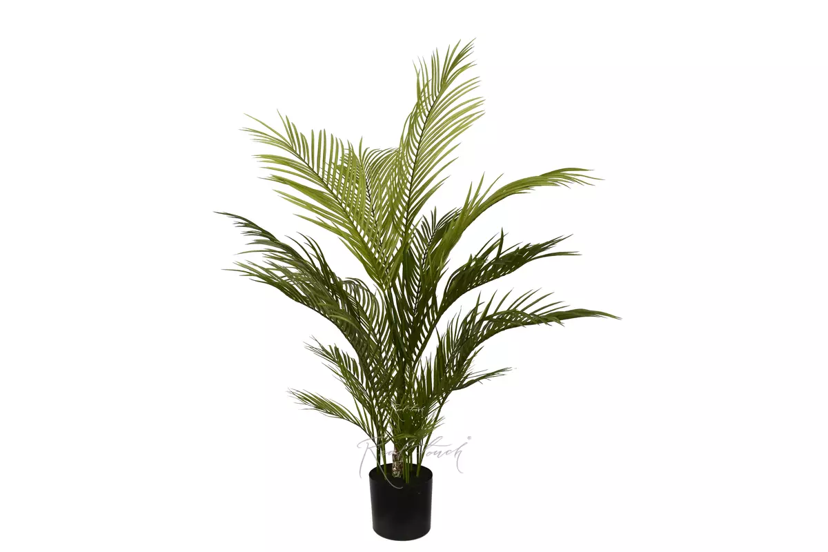 Real Touch Areca Chrysalidocarpus palm 120cm in a pot - green
