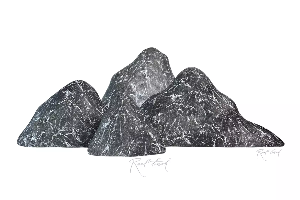 Artificial stones (set 4 pcs) - Gray Artificial stones (set 4 pcs) - Gray