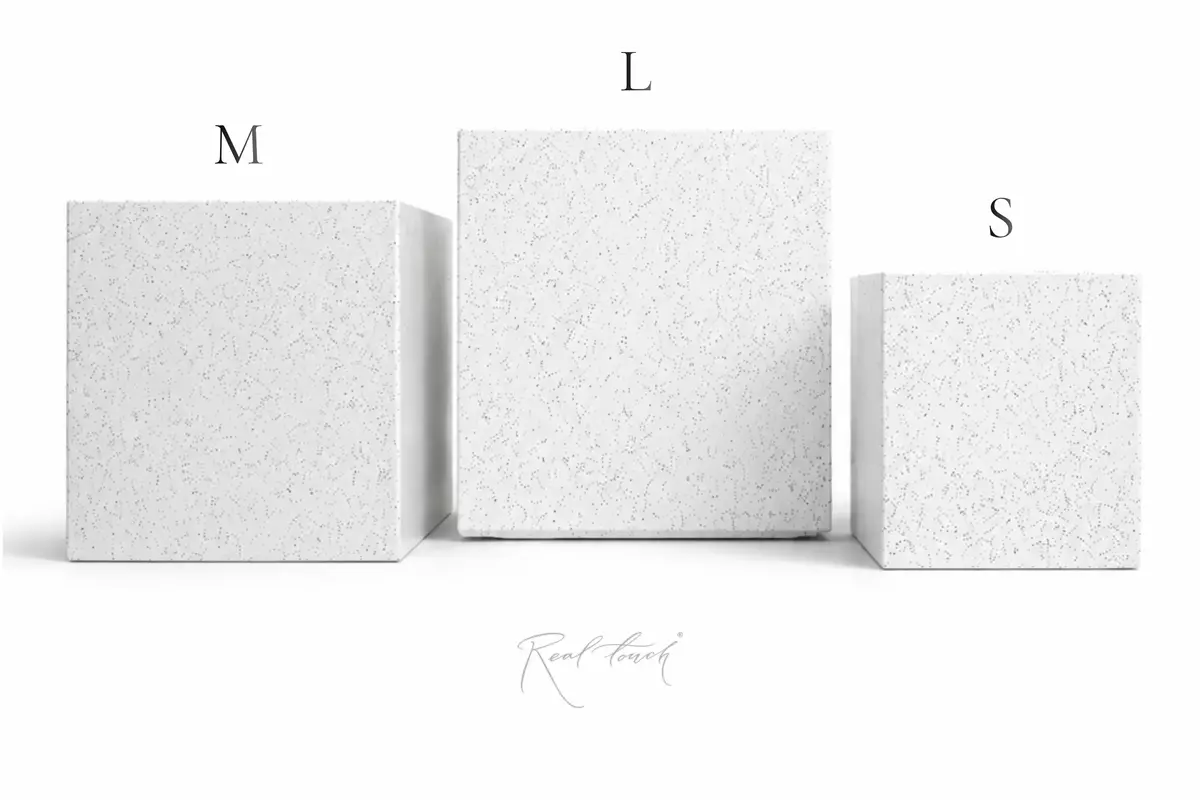 Flowerpot cube 50*50*50,5 - white