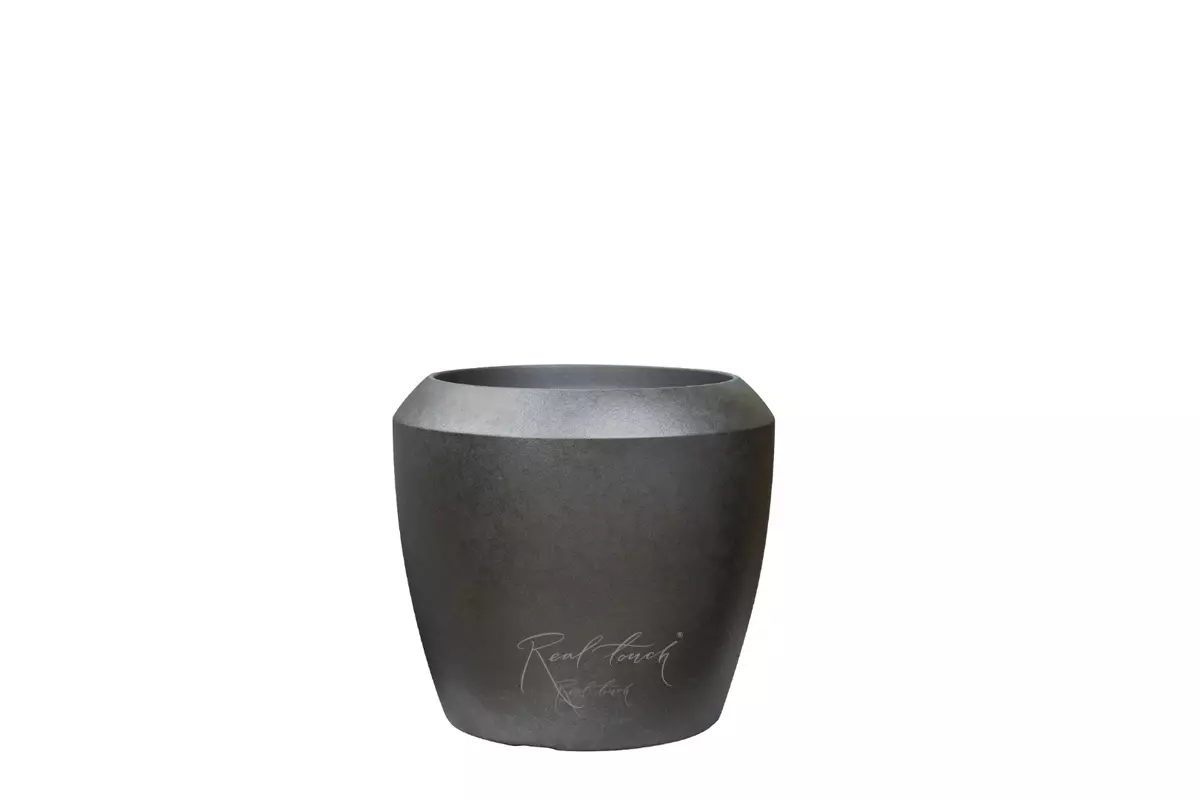 Flowerpot GL8629.C - Metallic (pewter)