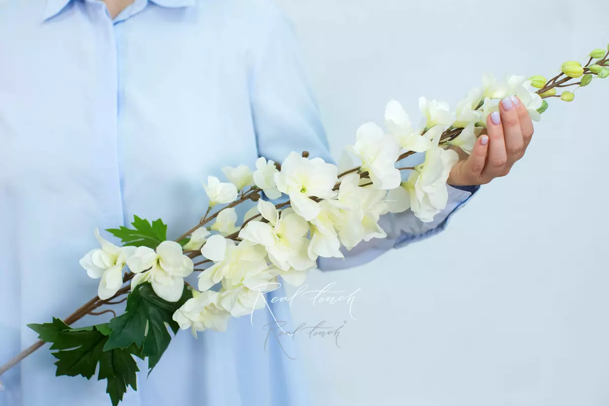 Delphinium with 2 Sprays - Сream
