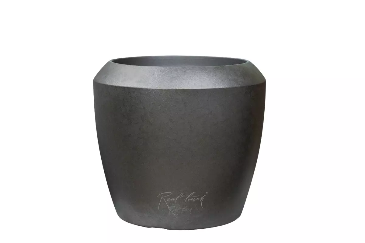 Flowerpot GL8629.A - Metallic (pewter)