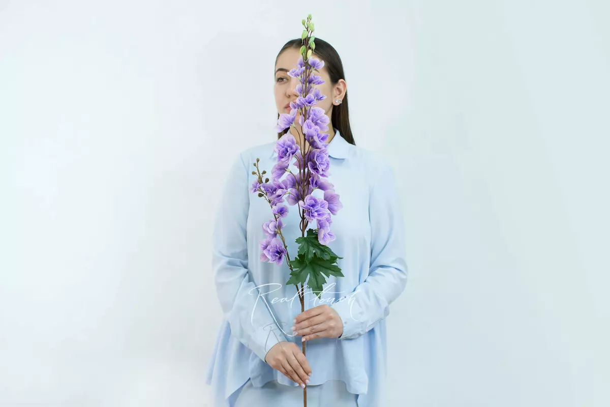Delphinium with 2 Sprays - light purple