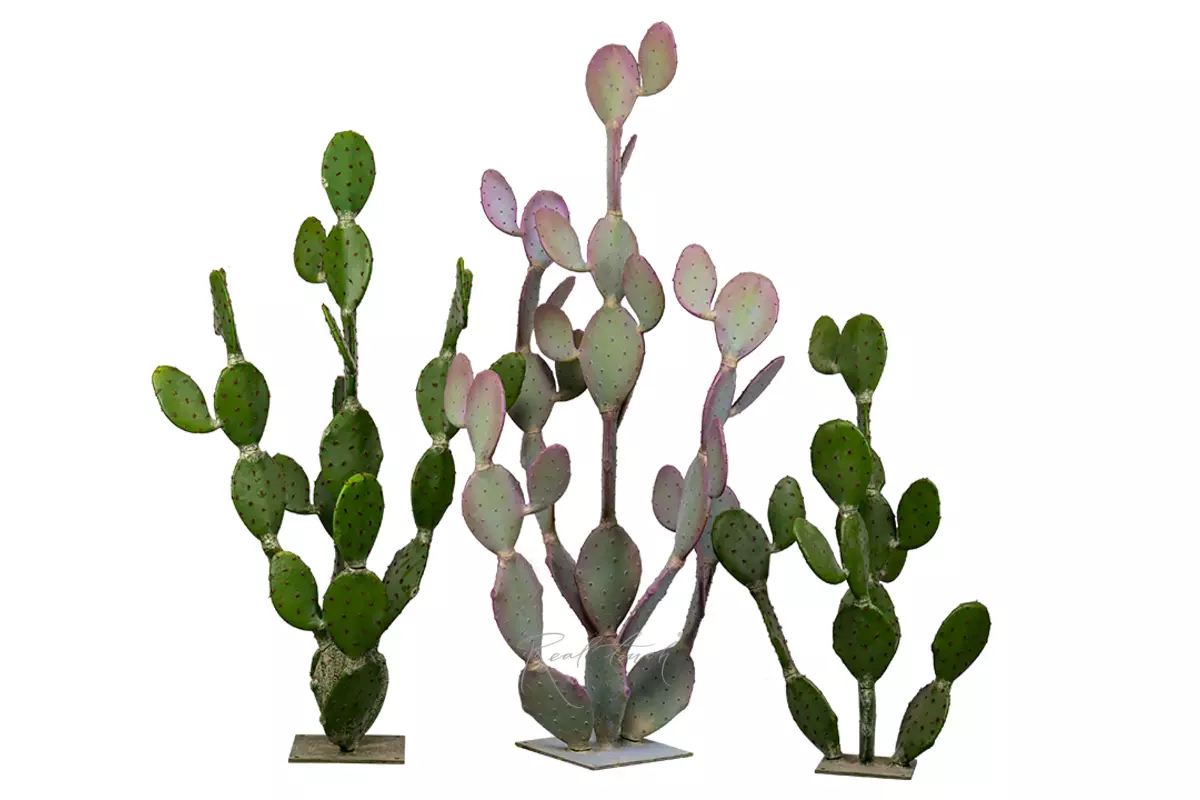 Real Touch Cactus Opuntia giant 204cm  - green