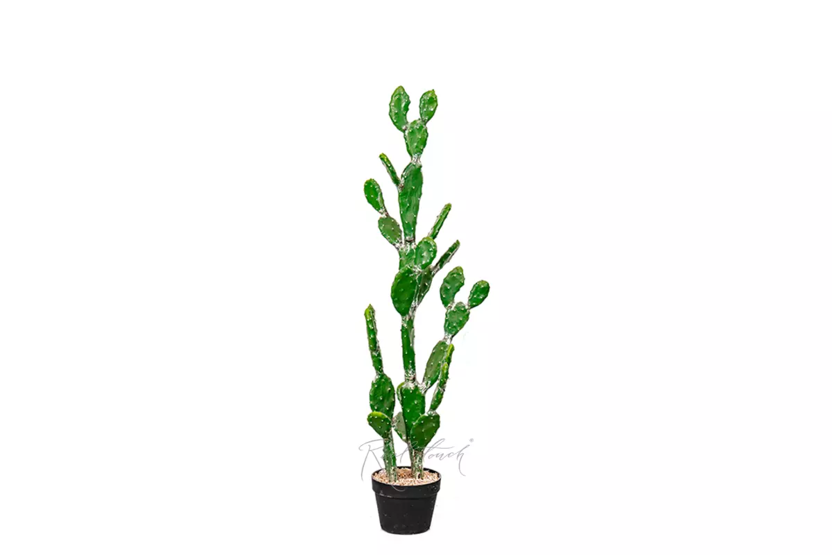 Real Touch Cactus Opuntia tomentosa 112cm  - green