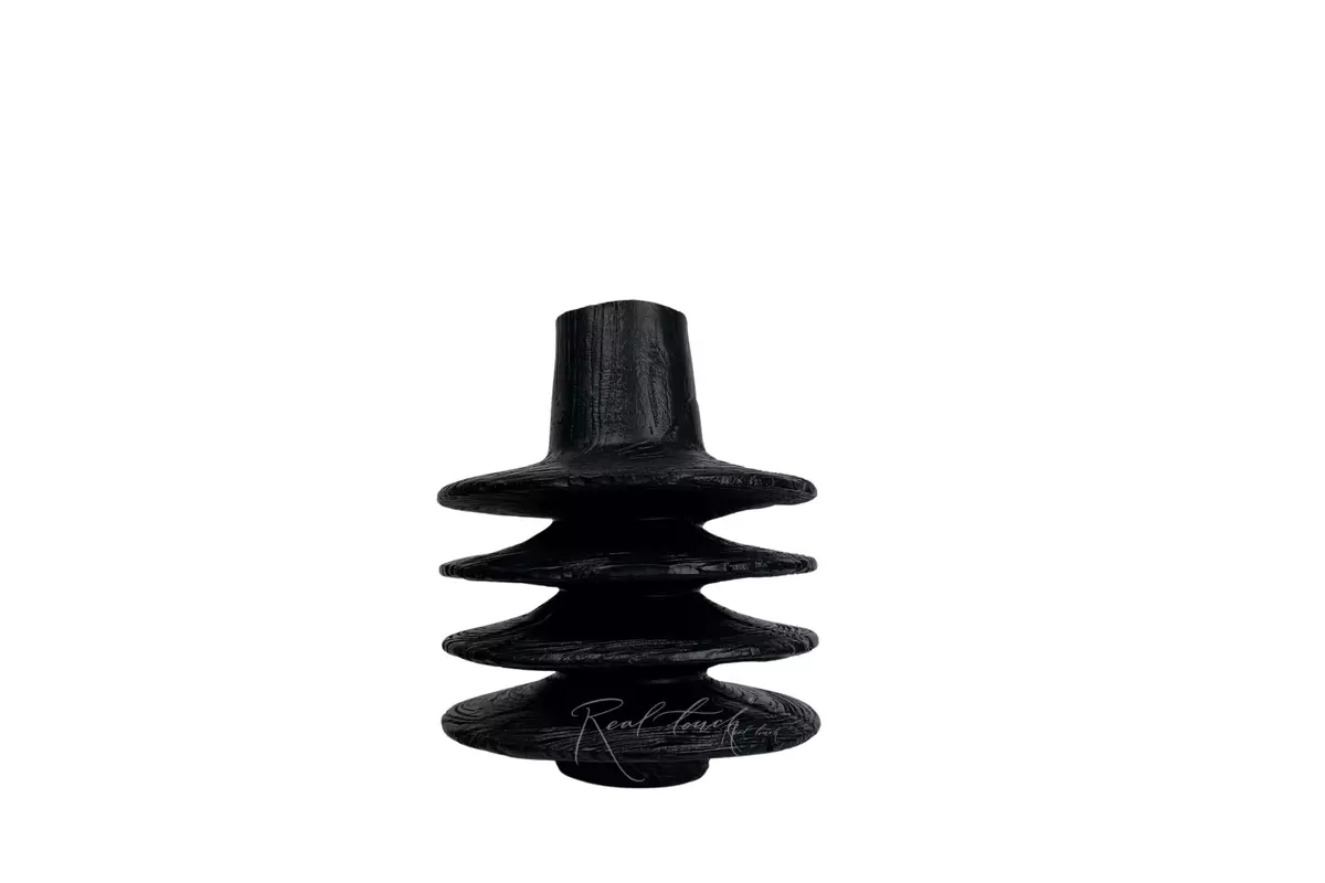  Vase “Tower of Time” small - Black