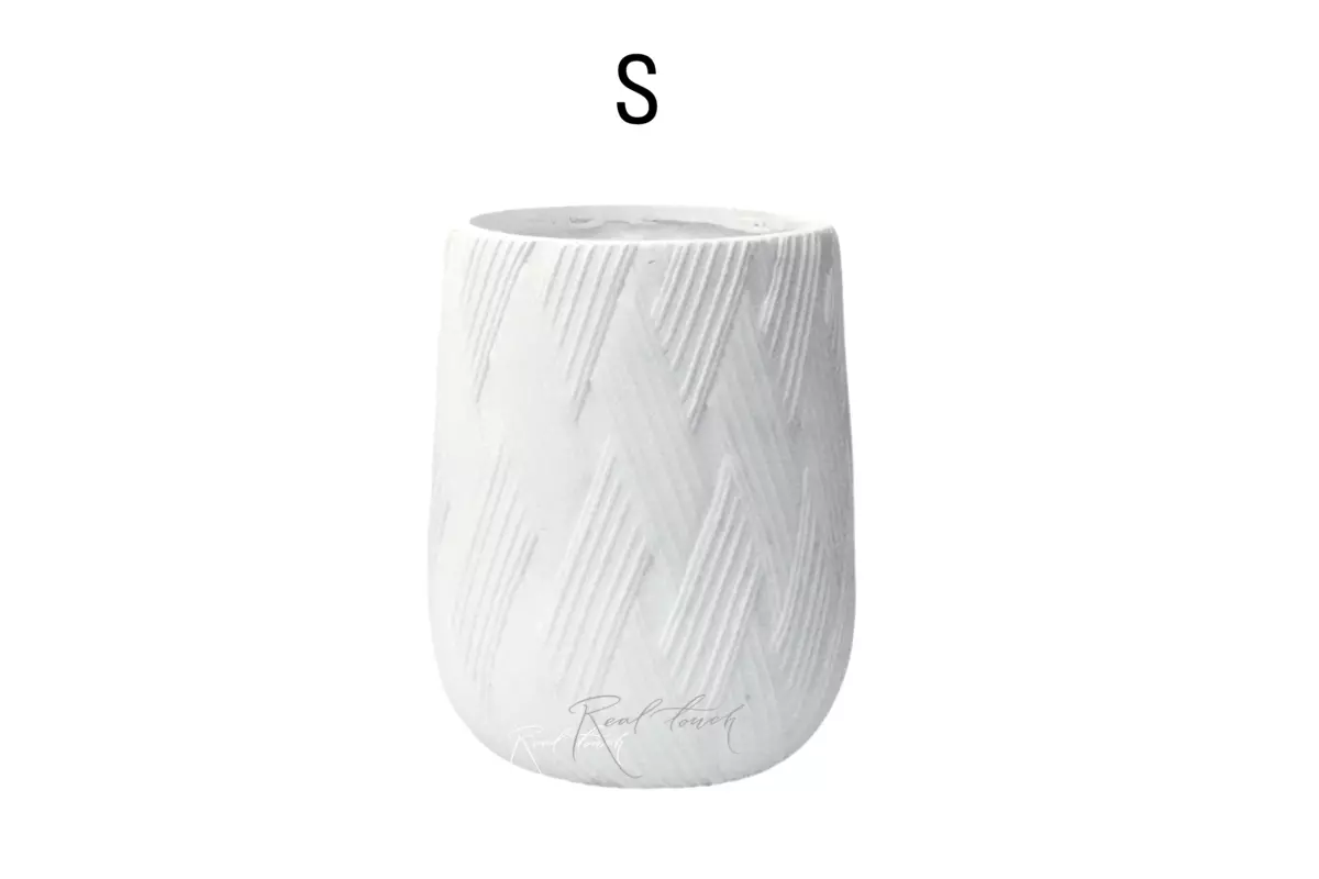 Planter Real Touch classic (S) - white Planter Real Touch classic (S) - white