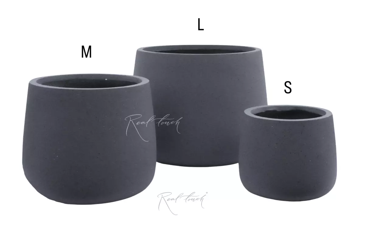 Flowerpot - mortar 44*44*39,5 - Gray