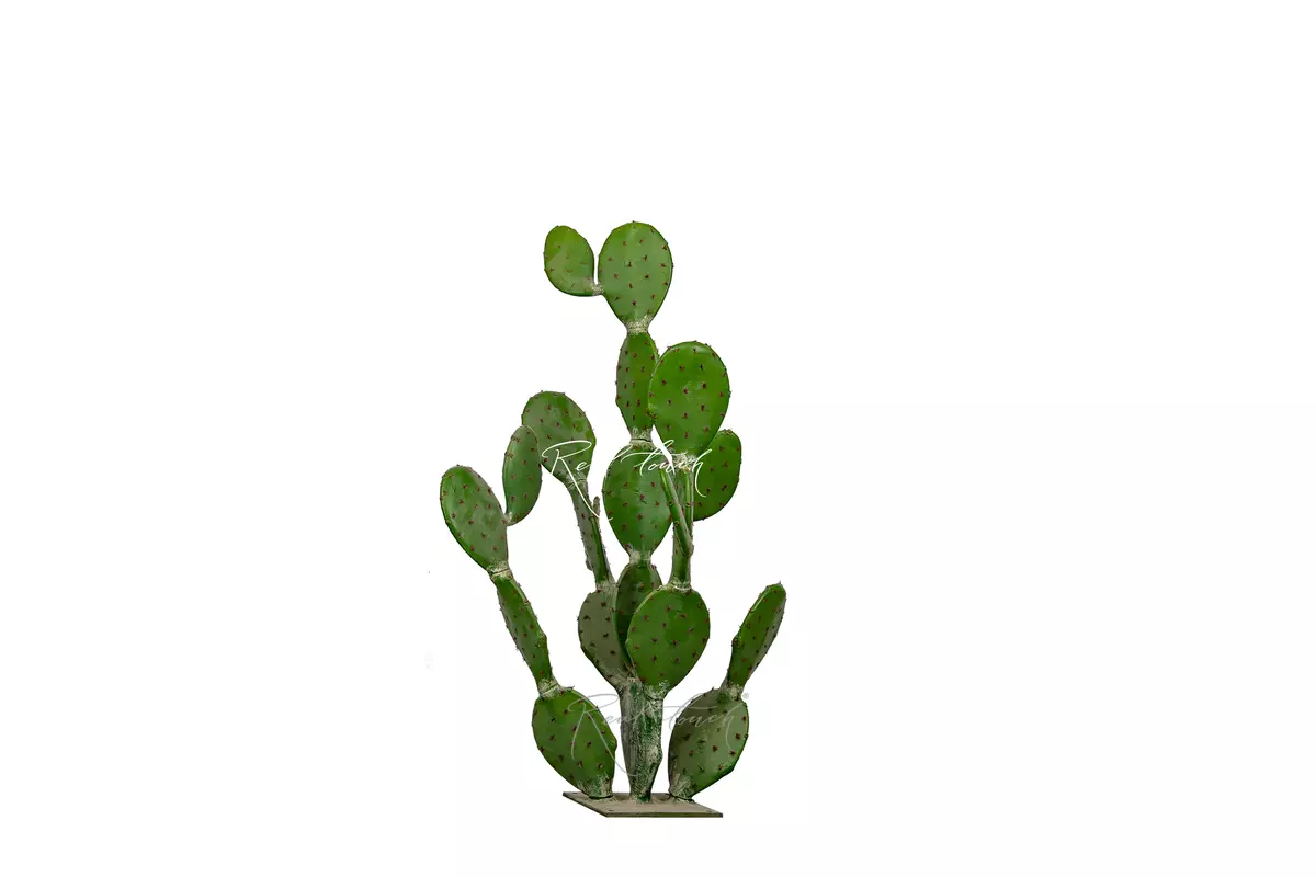 Real Touch Cactus Opuntia giant 129cm  - green