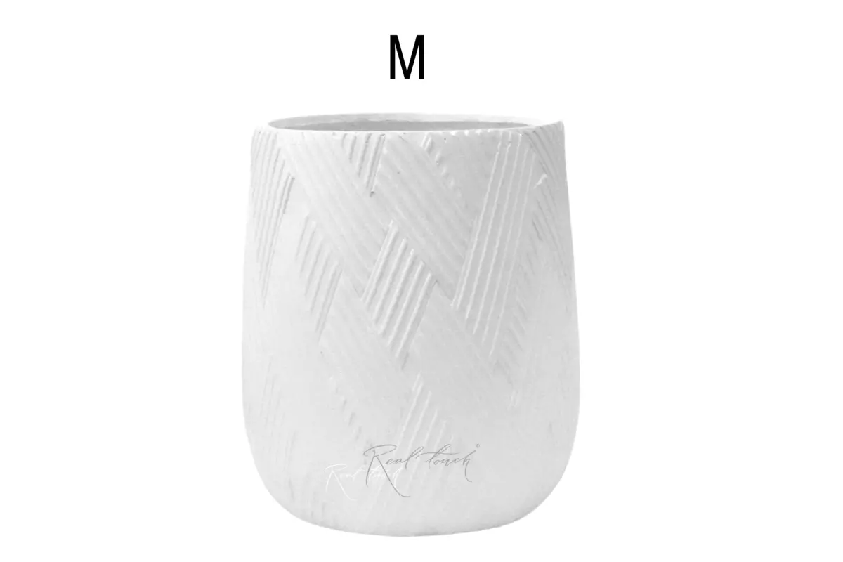 Planter Real Touch classic (M) - white Planter Real Touch classic (M) - white