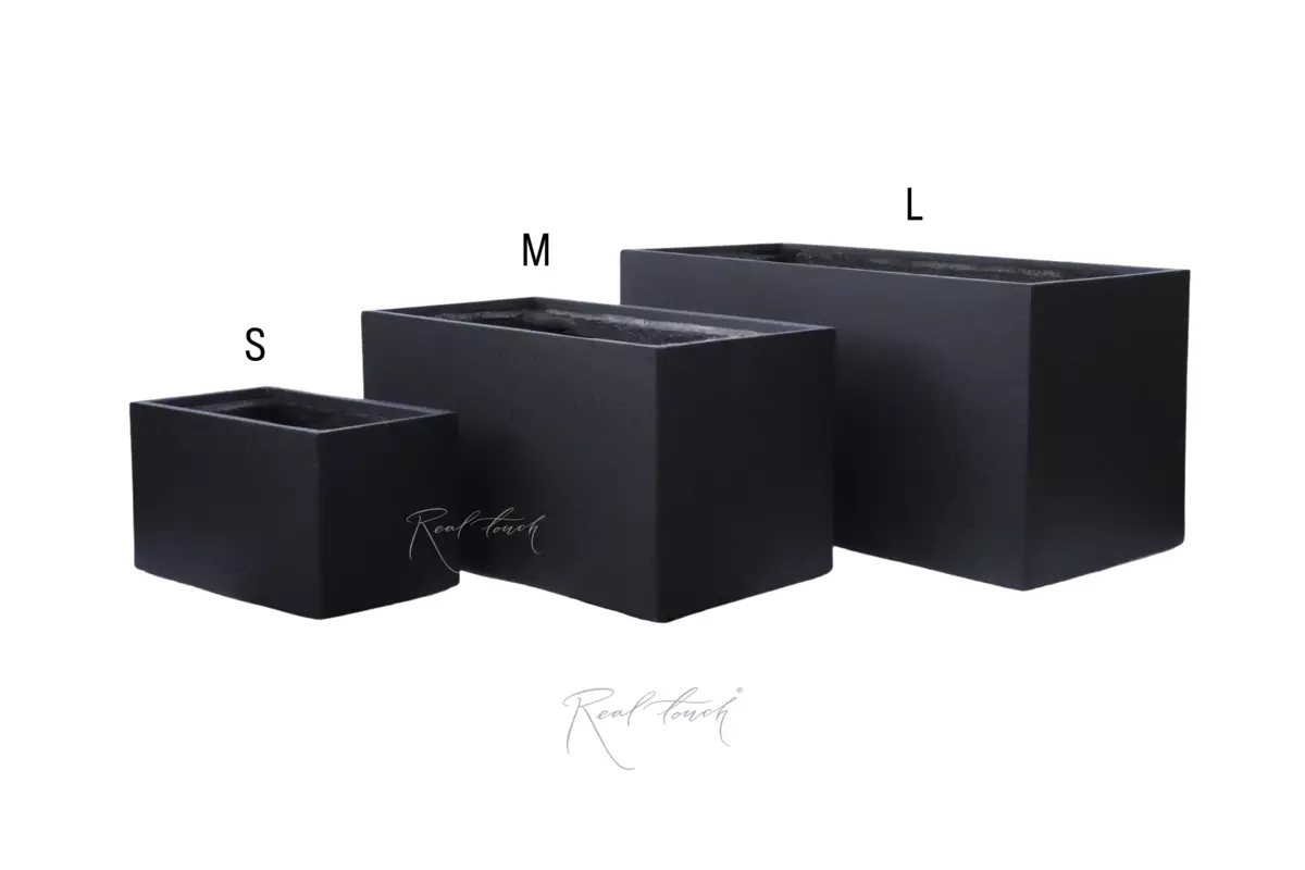 Rectangular flowerpot 60*30*30 - Black