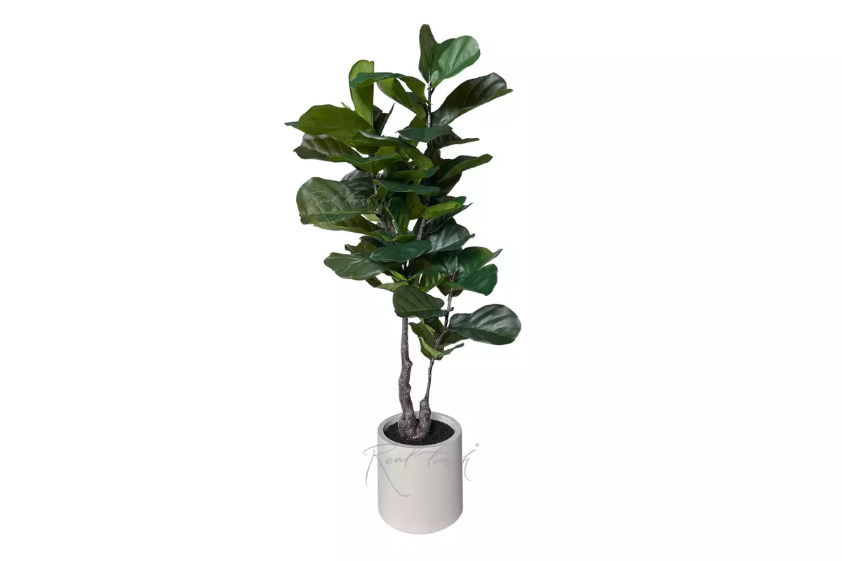 Artificial Ficus Lirata in a decorative pot 145cm - green Artificial Ficus Lirata in a decorative pot 145cm - green