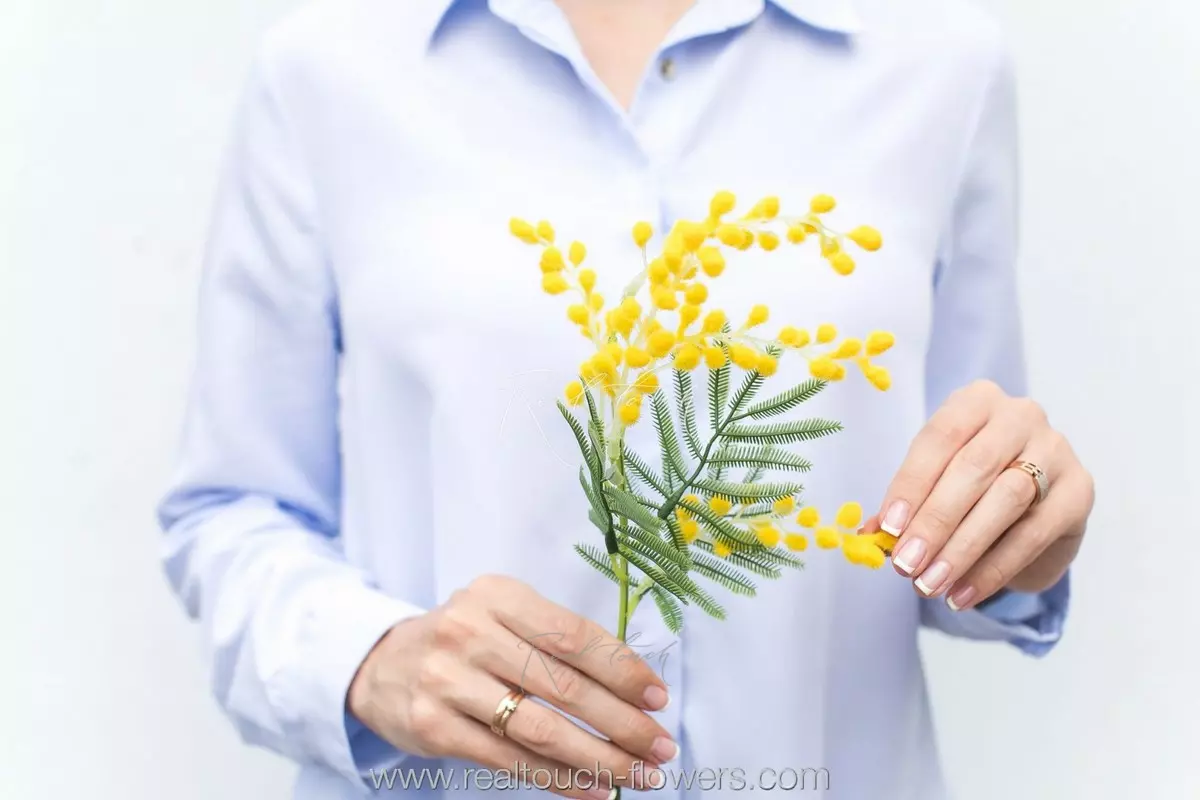 Faux Mimosa - yellow