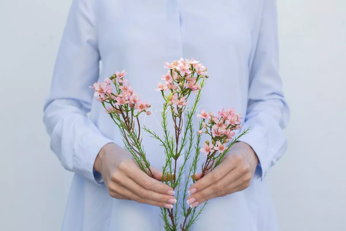 Artificial Wax Flower Chamelacium - pink Artificial Wax Flower Chamelacium - pink