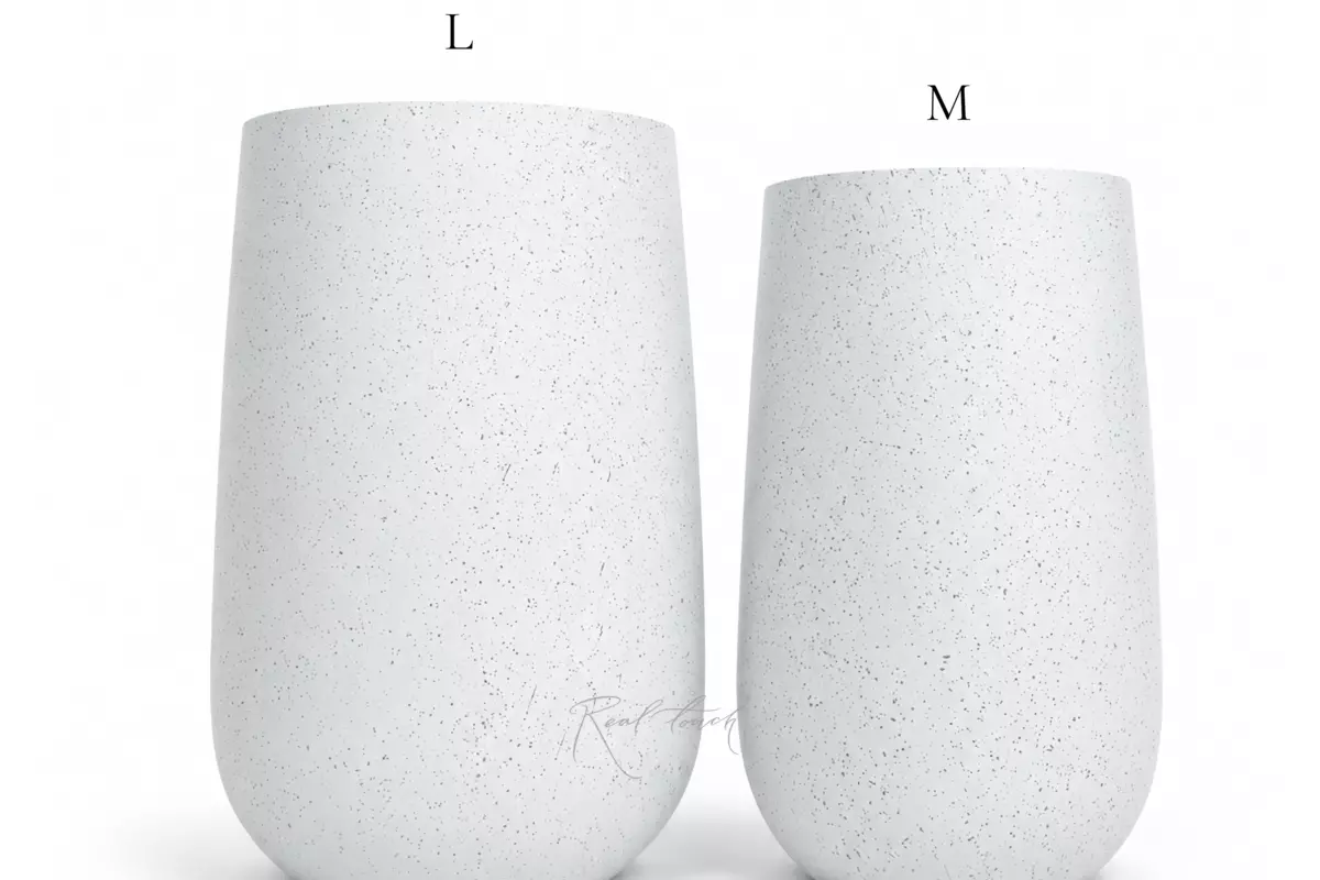 Flowerpot 31,5*31,5*55,5 - white Flowerpot 31,5*31,5*55,5 - white