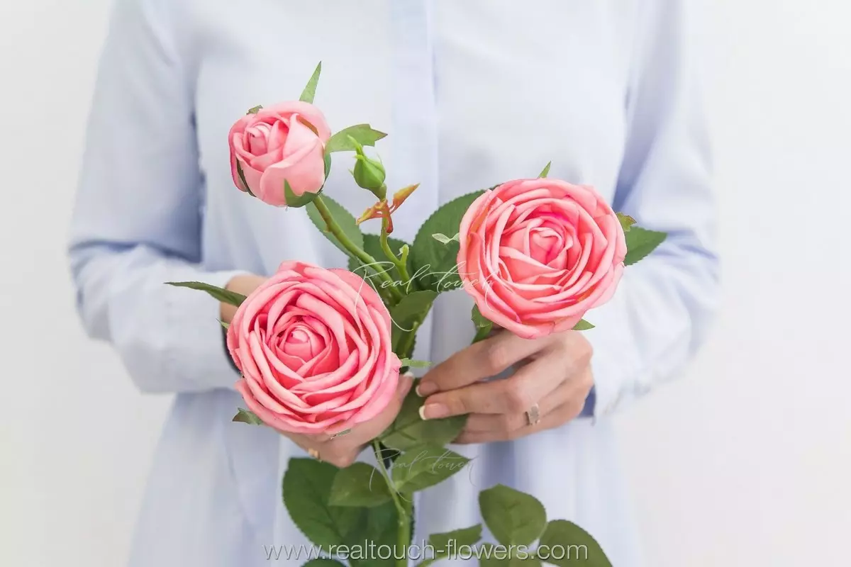 Real Touch Peony Rose 3+1 - pink Real Touch Peony Rose 3+1 - pink