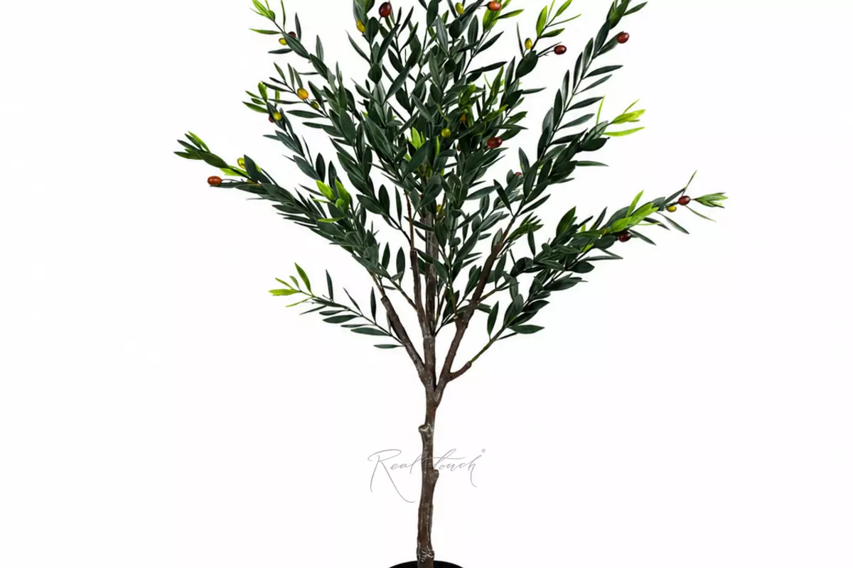 Artificial Olive Bush 125 cm in pot - green Artificial Olive Bush 125 cm in pot - green